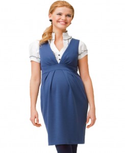 vestido premamá azul vestido premamá azul
