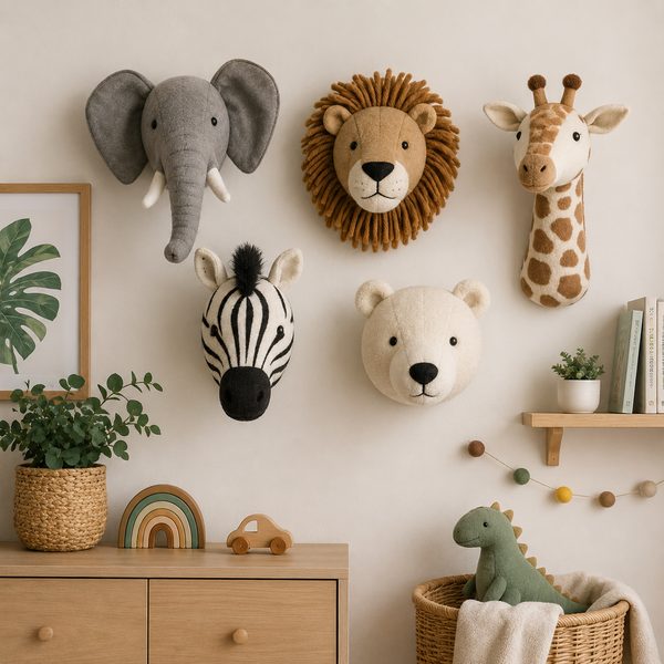Cabezas de Animales para Decoración de Pared
