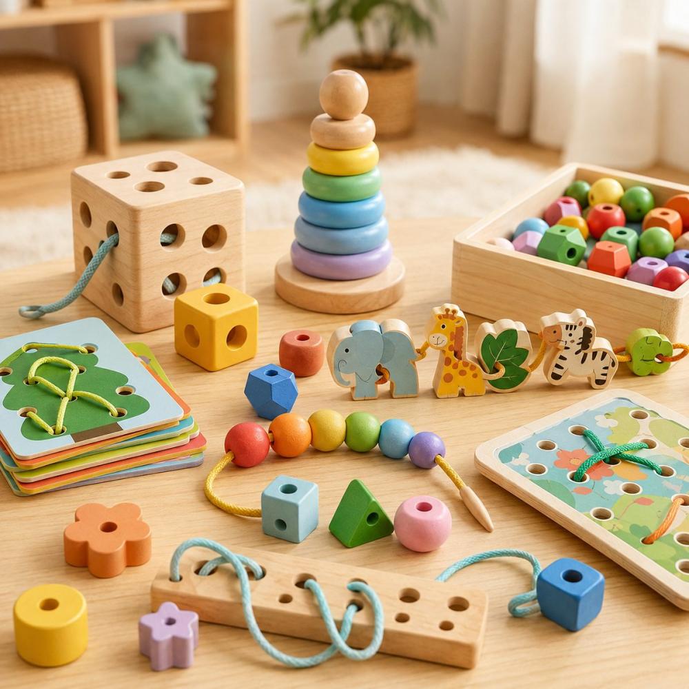 Juegos para Enhebrar y Ensartar