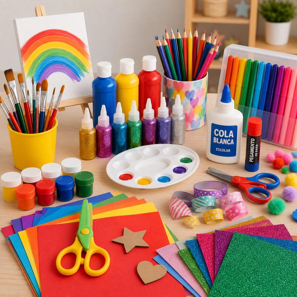 Manualidades, Pintura y Artículos Escolares