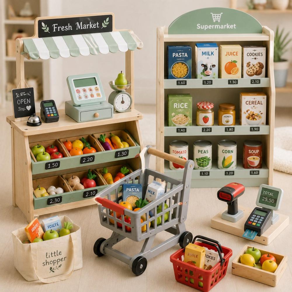 Tiendas, Supermercados y Accesorios de Juguete