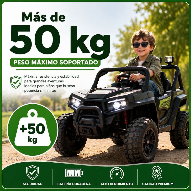 Vehículos eléctricos de más de 50 kg