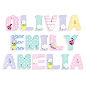 Letras Infantiles para Puertas