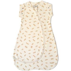 Saco de Dormir Swaddle Bebé Orgánico 0-3 Meses – Algodón GOTS, 1.0 Tog, Cremallera Fácil