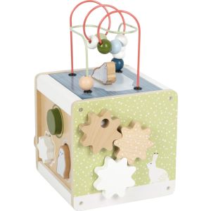 Cubo de Motricidad "Arctic" con Animales Polares - Juguete Educativo de Madera FSC®
