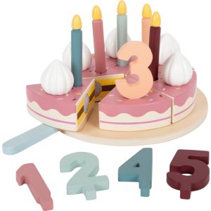 Pastel de Cumpleaños para Cortar "Tasty" - Juguete de Madera