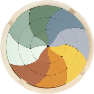 Puzzle de Colores “Safari” - Juego Creativo Montessori de Madera