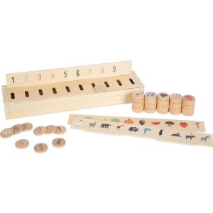 Cajita Clasificadora de Imágenes Descubriendo el Mundo - Juguete Educativo de Madera