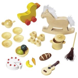 Accesorios variados para casa de muñecas, de Goki