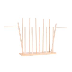 Soporte grande para marionetas de mano de madera, de Goki