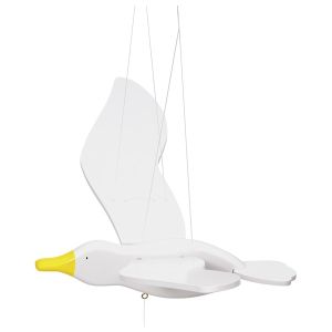 Animal móvil de gaviota para bebé de madera, de Goki