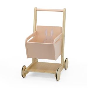 Carro de la compra de madera - Mrs. Rabbit