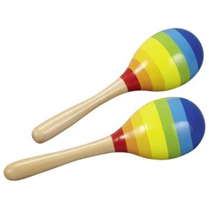 Par de maracas multicolor, de Goki