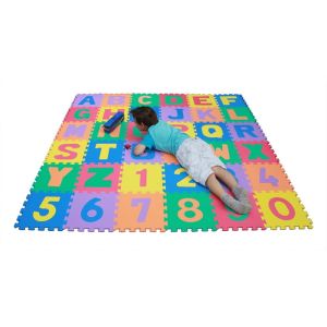 Alfombra Rompecabezas con Números y Letras Desmontables - TLCmat