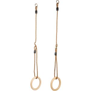 Anillos de gimnasia de madera