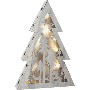 Árbol de Navidad iluminado Shabby Chic, pequeño