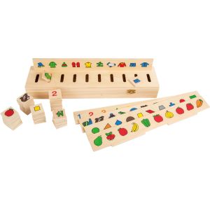 Caja de figuras para reconocer formas y colores
