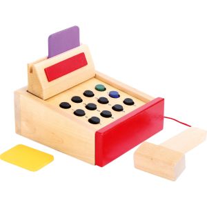 Caja registradora de madera