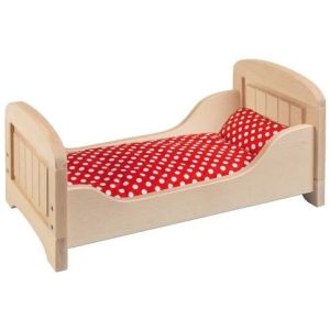 Cama para muñecas en madera Natural , Goki