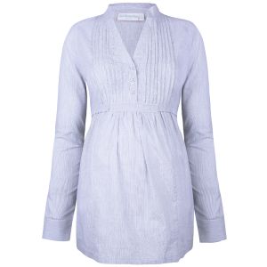 Camisa Premamá Micro Rayas Talla XL - REBAJAS