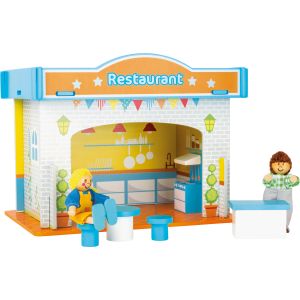 Casa de juegos Restaurante con accesorios