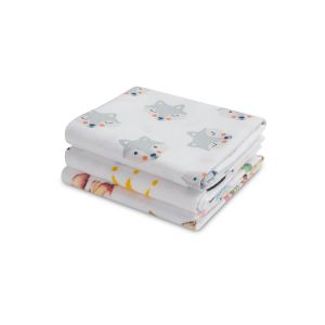 Pack de 3 paños para cambiador de Bebés, Diseño Niña - imagen 2