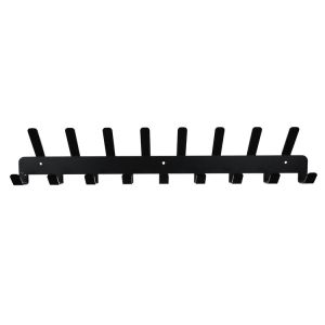 Colgador Perchero de pared Negro , 17 Ganchos