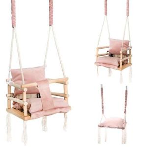 Columpio Infantil Rosa 3 en 1