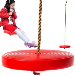 Columpio para Jardín redondo de Plástico Rojo