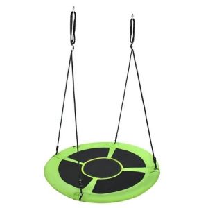 Columpio Nido verde , 120 cm de diámetro - Un espacio seguro y cómodo para toda la familia