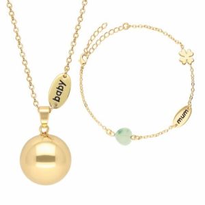 Conjunto Llamador de Ángeles Mamá y Bebé