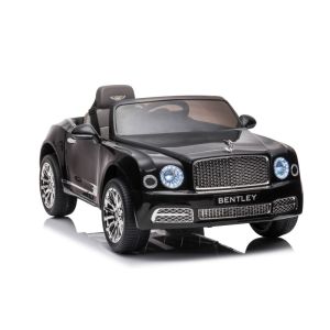 Coche Eléctrico para Niños Bentley Mulsanne Negro con 2 Motores, 12V y Control Remoto