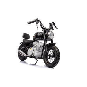 Moto Eléctrica para Niños A9902 en Color Negro - Motor de 350W y Batería de 36V