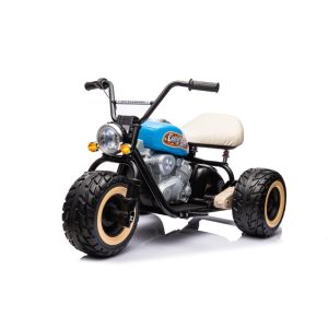 Triciclo Eléctrico para Niños LL6688 24V Color Azul – Motor Doble de 800W y Asiento en Eco-Cuero