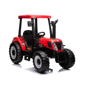 Tractor Eléctrico Infantil A011 Rojo 24V con Ruedas EVA y Mando a Distancia