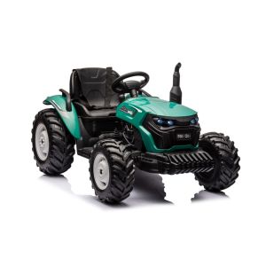 Tractor Eléctrico Infantil HC-306 Verde Oscuro con Batería 24V y Motor 2x95W - Velocidad hasta 8 km/h