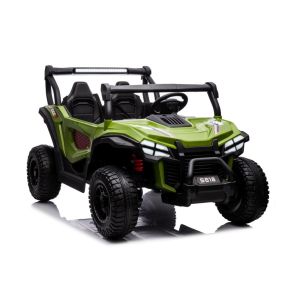 Coche Eléctrico Infantil S618 24V 4x4 LEAN CARS - Verde