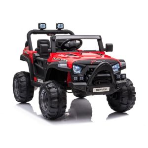 Coche Eléctrico Infantil BBH-016 Rojo con Control Remoto y Ruedas EVA