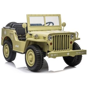 Coche Eléctrico Infantil Jeep JH101 Khaki – 12V, 4 Motores y Control Remoto