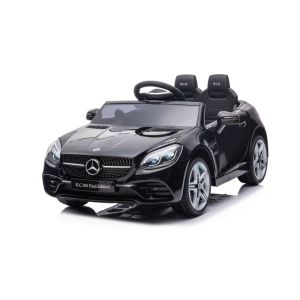 Coche Eléctrico Infantil Mercedes SLC 300 Negro con Mando a Distancia y Asiento de Piel