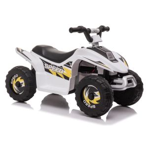 Quad Eléctrico Infantil XMX612 Blanco con Motor de 35W y Batería 6V - Hasta 2 Horas de Uso