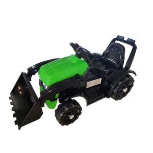 Tractor Eléctrico Infantil ZP1001B Verde con Batería 6V y Motor de 45W - Velocidad hasta 3 km/h