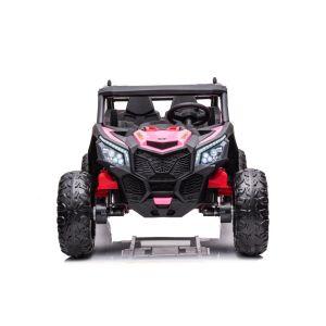 Coche Eléctrico Infantil XB-2118 – 24V, 4 Motores y Control Remoto-Rosa