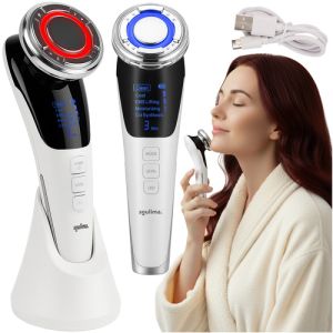 Masajeador Facial SOULIMA 5 en 1 – Mesoterapia sin Agujas, EMS Lifting, Luz LED, Frío y Calor