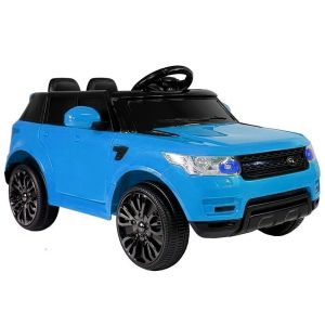 Coche Eléctrico para Niños HL1638 Azul con Control Remoto y Luces LED
