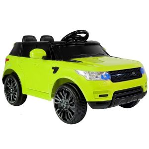 Coche Eléctrico para Niños HL1638 Verde con Control Remoto y Luces LED