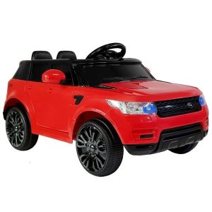 Coche Eléctrico para Niños HL1638 Rojo con Control Remoto y Luces LED