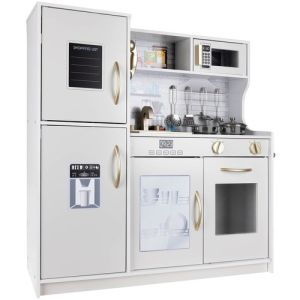Cocina de madera XL, sonidos, luz LED y accesorios 
