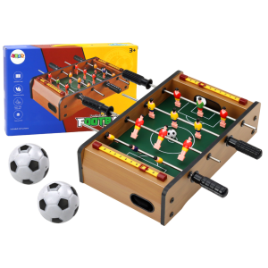 Mini Futbolín de Madera LEAN Toys - Compacto 36cm x 21.5cm