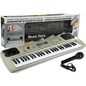 Teclado MQ807 con Micrófono y Funciones Interactivas